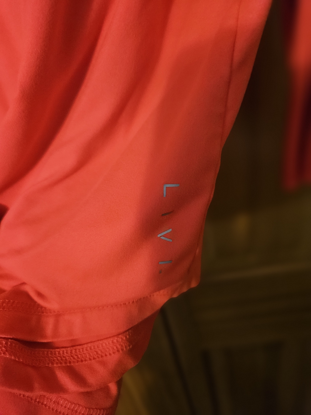 Livi Active Bright Orange Lightweight Tunic With Hood - Picture 3 of 3